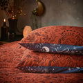 Rust - Back - Furn Witchy Vibes Reversible Halloween Duvet Cover Set