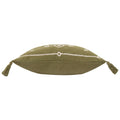 Khaki - Side - Yard Folis Embroidered Cushion Cover
