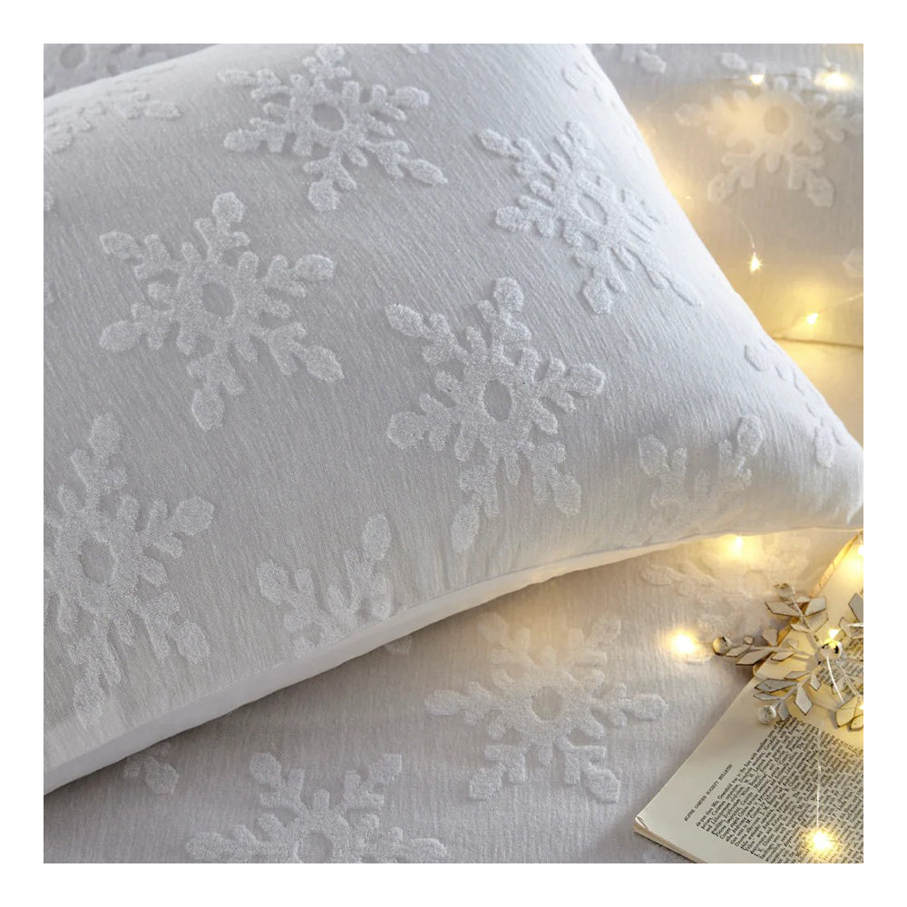 Pattern Print Snowflake Duvet Cover Bedding Set