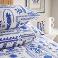 Blue-White - Back - Furn Frieze Duvet Cover Set