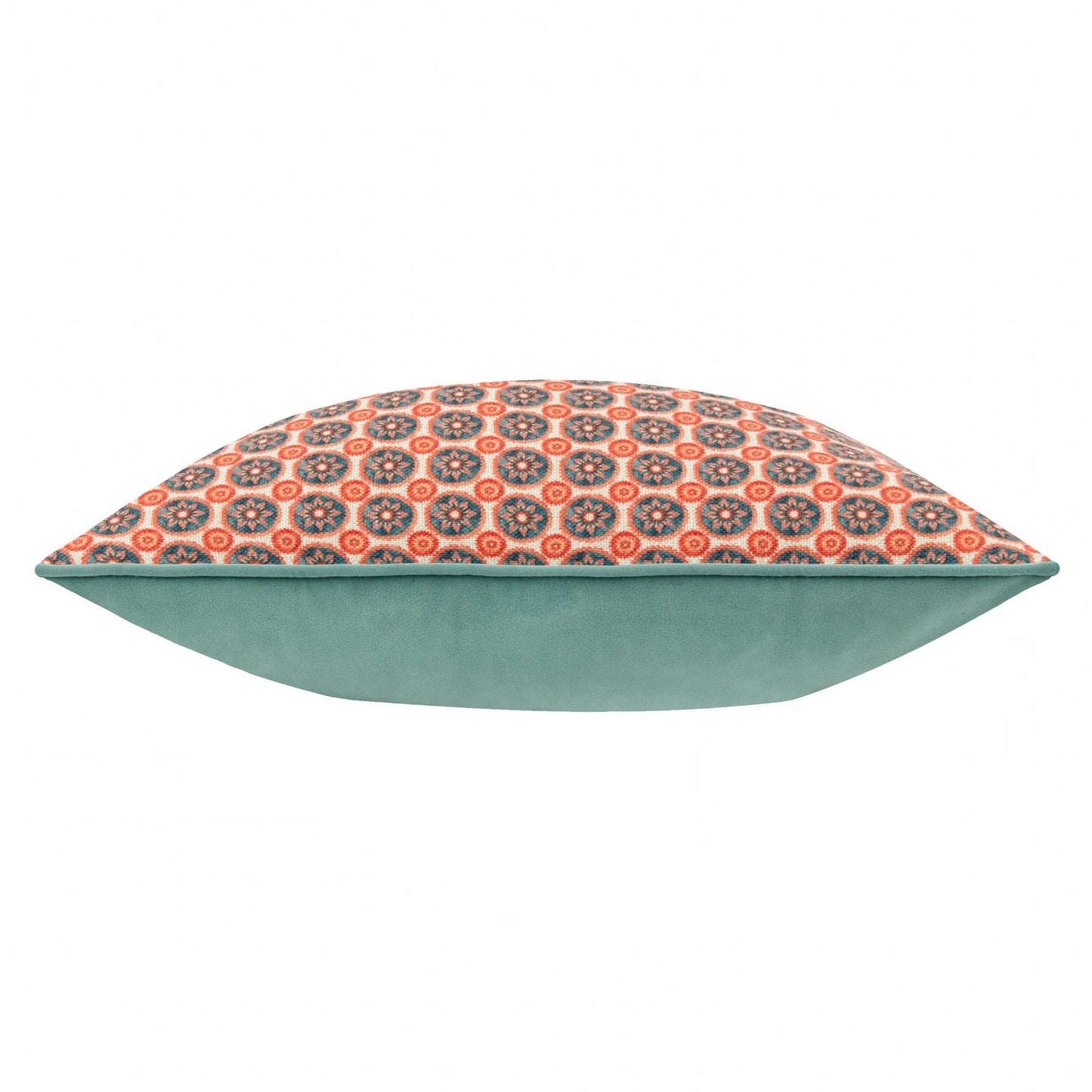 Blue - Side - Wylder Onika Geometric Cushion Cover