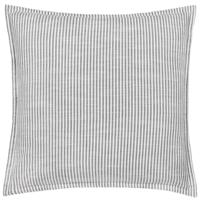 Grey - Front - Yard Truro Reversible Stripe Cushion Cover