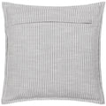 Grey - Back - Yard Truro Reversible Stripe Cushion Cover