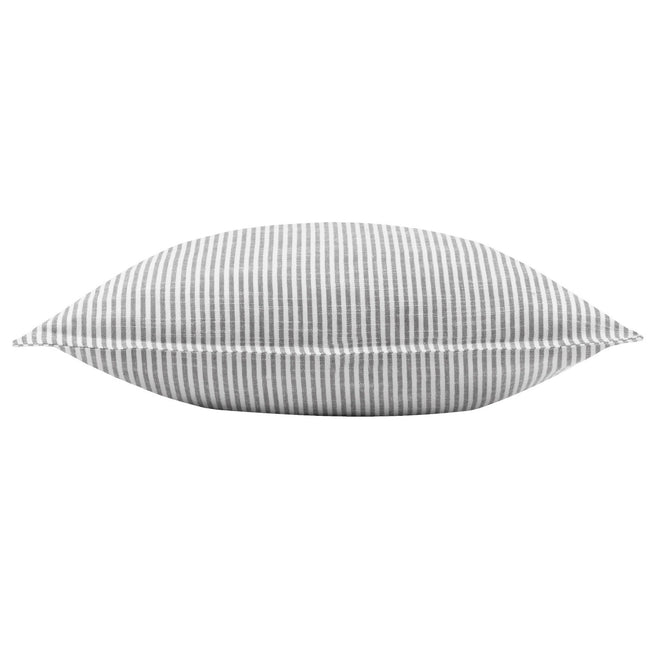 Grey - Side - Yard Truro Reversible Stripe Cushion Cover