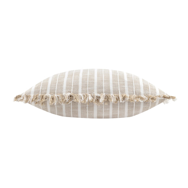 Natural - Side - Yard Bowman Striped Cushion Cover