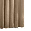 Natural - Back - Yard Chenille Velvet Eyelet Curtains