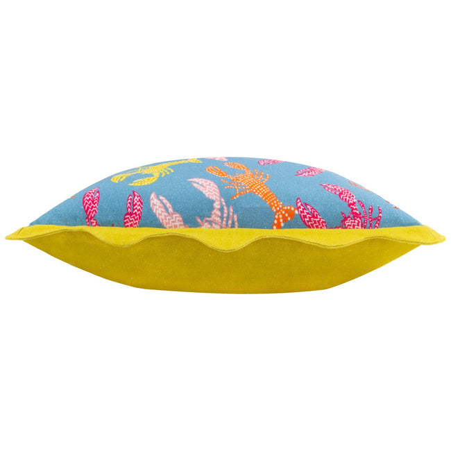 Aqua-Green - Side - Furn Scalloped Crustaceans Cushion Cover