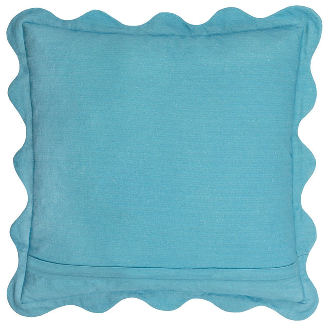 Orange-Aqua - Back - Furn Scalloped Crustaceans Cushion Cover