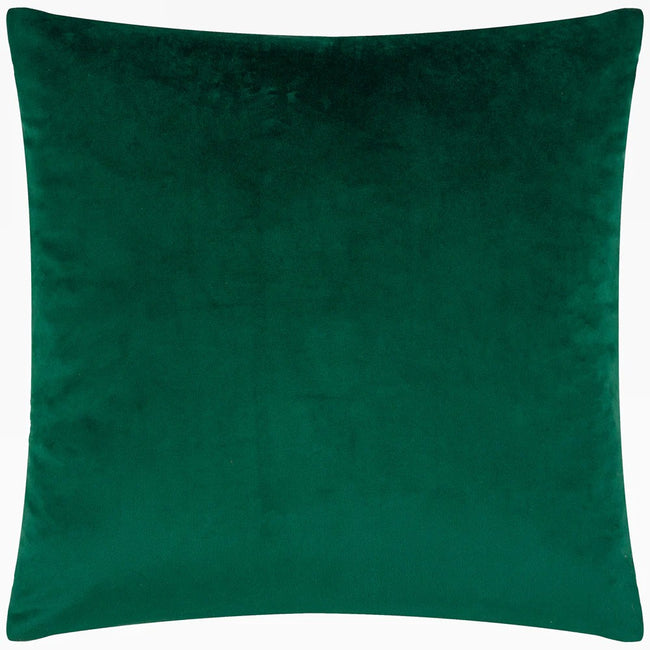 Green - Back - Furn Evergreen Classic Tree Embroidered Cushion Cover