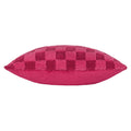 Pinky Crush - Side - Heya Home Check It Fleece Bouclé Cushion Cover