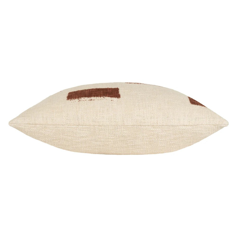 Pecan - Side - Yard Terra Slub Cushion Cover