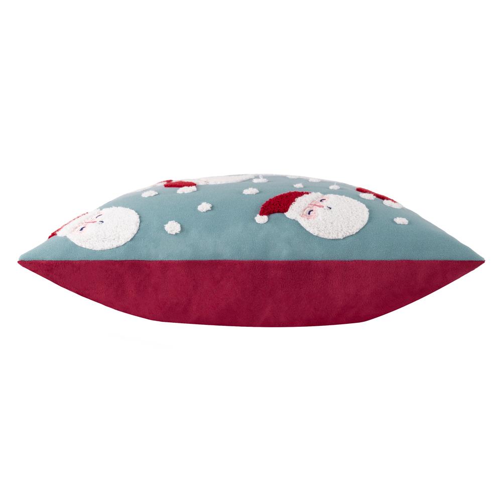 Multicoloured - Side - Furn Tufted Santa Cushion Cover