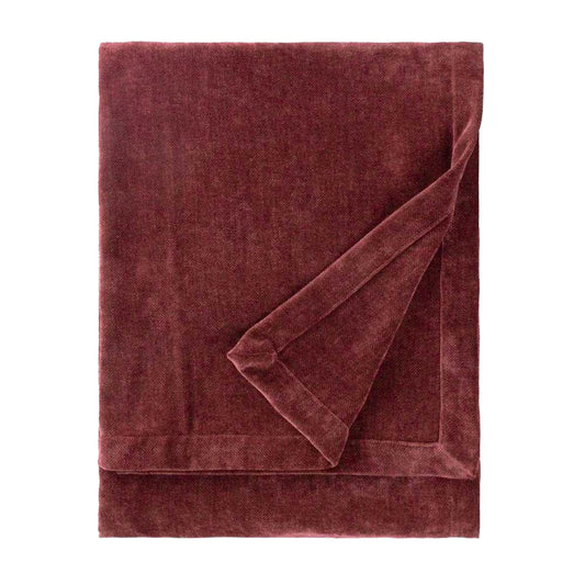 Beetroot - Front - Yard Chenille Heavy Throw