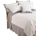White-Grey - Front - Riva Home Fayence Bedspread