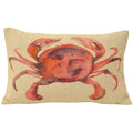 Orange - Front - Riva Home King Crab Cushion Cover