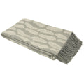 Silver - Front - Riva Home Plume Throw