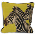 Lime - Front - Riva Home Twin Zebra Cushion Cover