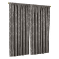 Mocha - Front - Riva Home Winchester Pencil Pleat Curtains