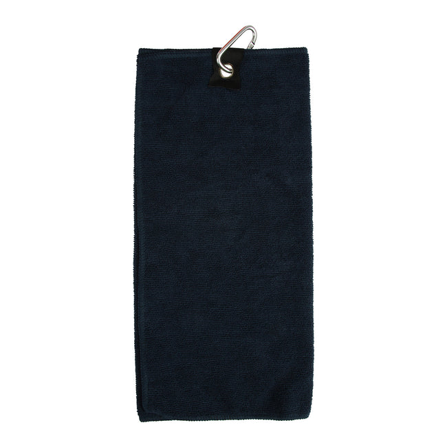 Navy - Front - Towel City Microfibre Golf Towel