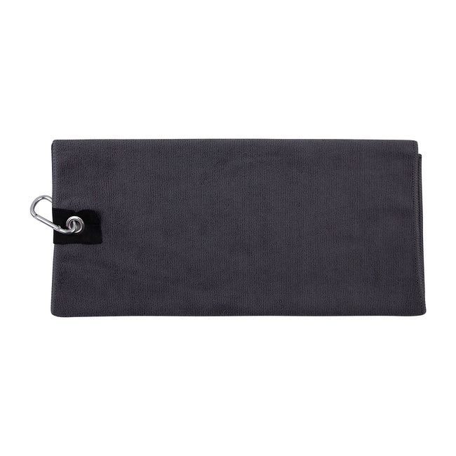 Steel Grey - Back - Towel City Microfibre Golf Towel