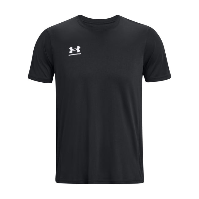 Black-White - Front - Under Armour Mens Challenger Training T-Shirt