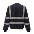 Navy - Back - Yoko Unisex Adult Hi-Vis Sweatshirt