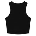 Solid Black - Back - Bella + Canvas Womens-Ladies Micro-Rib Racer Tank Top