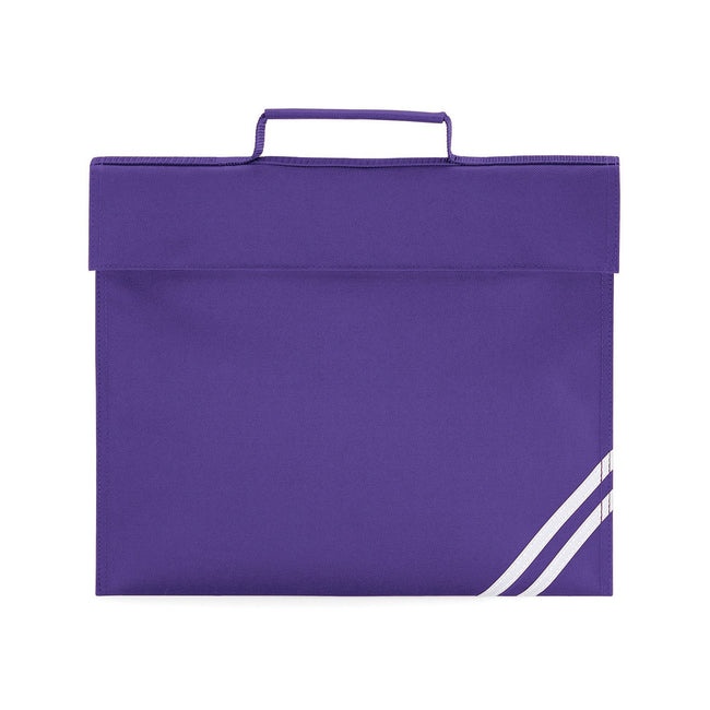 Purple - Front - Quadra Classic Book Bag