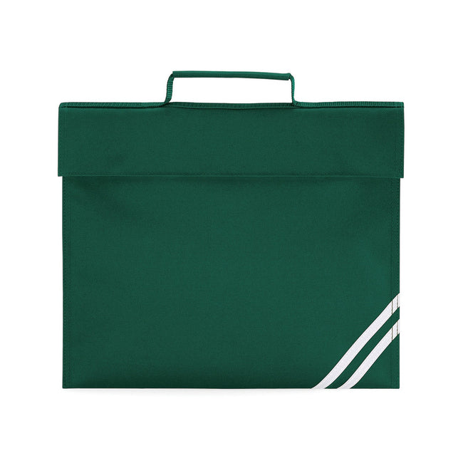 Bottle Green - Front - Quadra Classic Book Bag