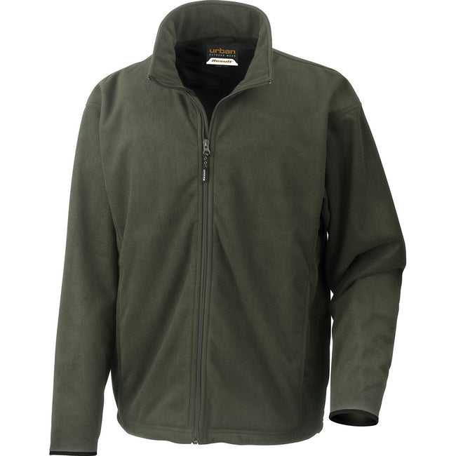 Moss Green - Front - Result Urban Unisex Adult Extreme Climate Stopper Fleece Jacket