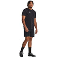 Black-White - Side - Under Armour Mens Challenger Knitted Shorts