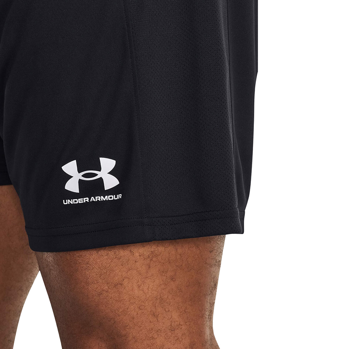 Black-White - Lifestyle - Under Armour Mens Challenger Knitted Shorts