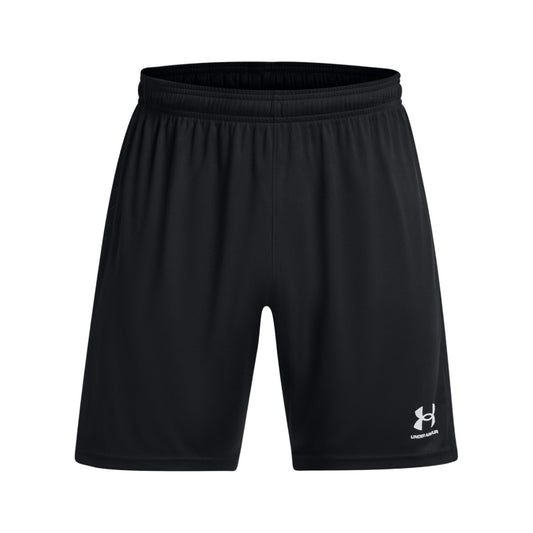 Black-White - Front - Under Armour Mens Challenger Knitted Shorts