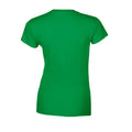 Irish Green - Back - Gildan Womens-Ladies Softstyle Ringspun Cotton T-Shirt