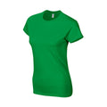 Irish Green - Side - Gildan Womens-Ladies Softstyle Ringspun Cotton T-Shirt