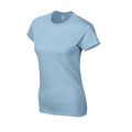 Light Blue - Side - Gildan Womens-Ladies Softstyle Ringspun Cotton T-Shirt