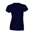 Navy - Back - Gildan Womens-Ladies Softstyle Ringspun Cotton T-Shirt
