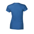 Royal Blue - Back - Gildan Womens-Ladies Softstyle Ringspun Cotton T-Shirt