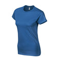 Royal Blue - Side - Gildan Womens-Ladies Softstyle Ringspun Cotton T-Shirt
