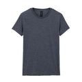 Dark Heather - Front - Gildan Womens-Ladies Softstyle Ringspun Cotton T-Shirt