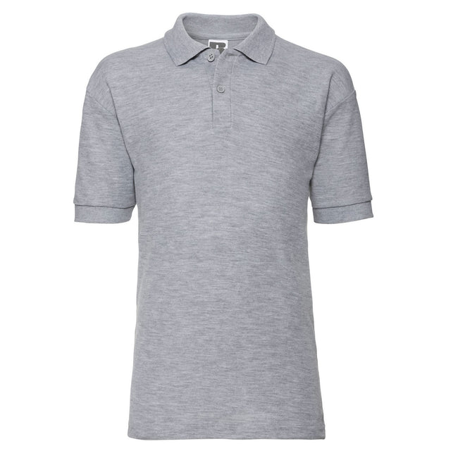 Light Oxford - Front - Russell Childrens-Kids Polo Shirt