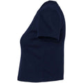 Solid Navy - Side - Bella + Canvas Womens-Ladies Crop Top