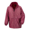 Burgundy - Front - Result Core Mens Microfleece Lined Jacket