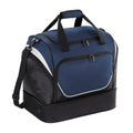 French Navy-Black-White - Front - Quadra Pro Team Hardbase Holdall