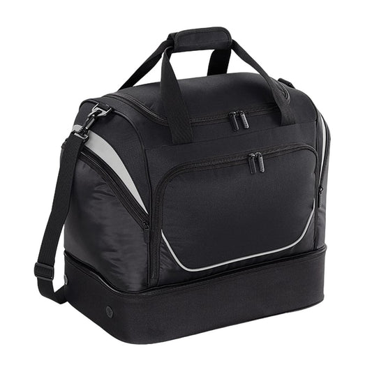Black-Light Grey - Front - Quadra Pro Team Hardbase Holdall