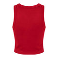 Solid Red - Back - Bella + Canvas Womens-Ladies Tank Top
