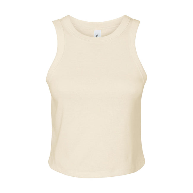 Solid Natural - Front - Bella + Canvas Womens-Ladies Tank Top