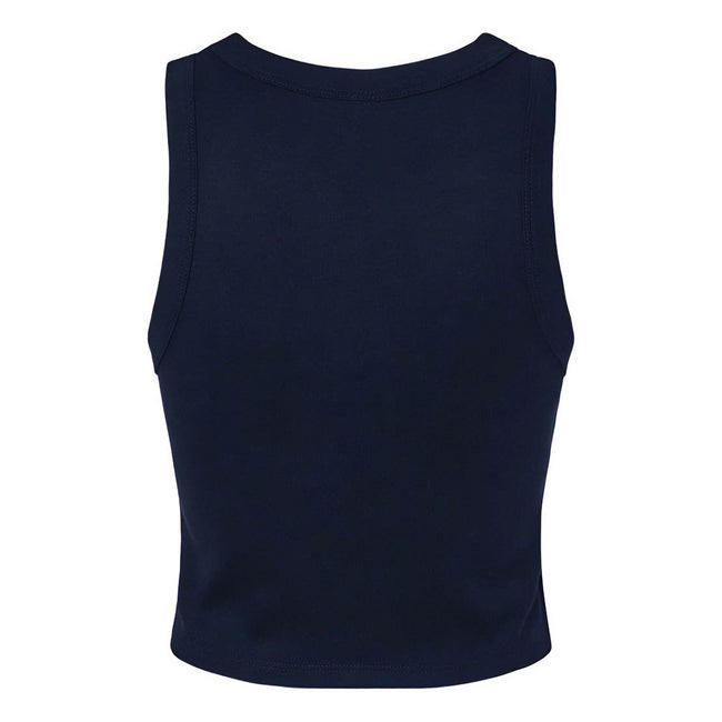 Solid Navy - Back - Bella + Canvas Womens-Ladies Tank Top