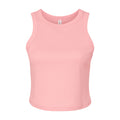 Solid Pink - Front - Bella + Canvas Womens-Ladies Tank Top