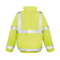 Hi Vis Yellow - Back - Result Core Mens Core Hi-Vis Blouson Jacket